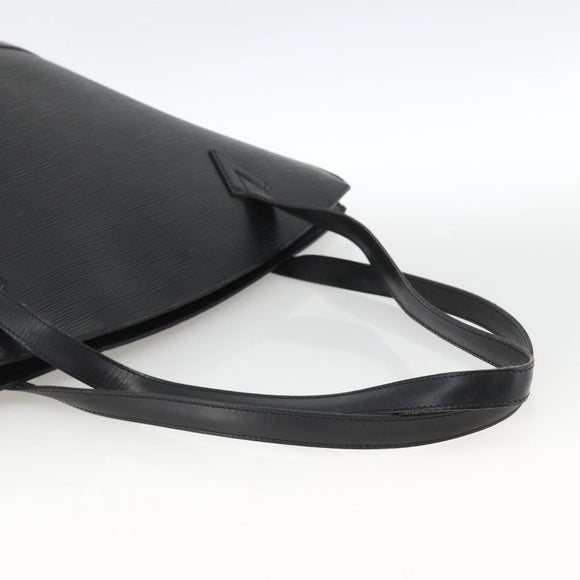 LOUIS VUITTON Epi Saint Jacques Shopping Bag Black M52262 LV Auth ka3417