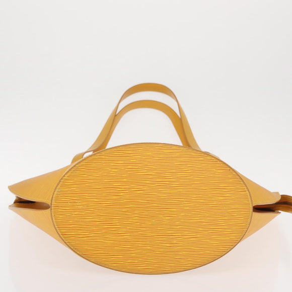 LOUIS VUITTON Epi Saint Jacques Shopping Shoulder Bag Yellow M52269 Auth ka342