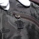 GUCCI GG Canvas Guccissima Bag Leather 2way Black Gold 208463 Auth ka3424-21
