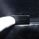GUCCI Bamboo Tote Bag Leather Black Silver 002 1034 3444 Auth ka3425-20