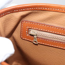 CELINE Macadam Canvas Hand Bag PVC Leather Brown Gold Auth ka3426-19