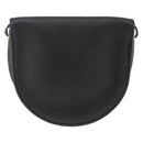 Christian Dior Honeycomb Canvas Shoulder Bag PVC Leather Black Gold Auth ka3429-3