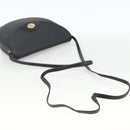 Christian Dior Honeycomb Canvas Shoulder Bag PVC Leather Black Gold Auth ka3429-7