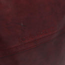 LOUIS VUITTON Cuir Bequia Grimo Boston Bag Bordeaux LV Auth ka3433-19