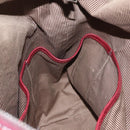 LOUIS VUITTON Cuir Bequia Grimo Boston Bag Bordeaux LV Auth ka3433-22