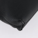 GUCCI Shoulder Bag Leather Black Silver 394915 Auth ka3437-15