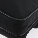 PRADA Shoulder Bag Nylon Black Silver Auth ka3438A-14