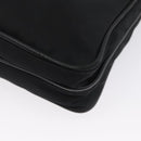 PRADA Shoulder Bag Nylon Black Silver Auth ka3438A-16