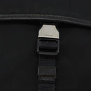 PRADA Shoulder Bag Nylon Black Silver Auth ka3438A-17