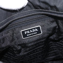 PRADA Shoulder Bag Nylon Black Silver Auth ka3438A-18
