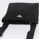 PRADA Shoulder Bag Nylon Black Silver Auth ka3438A-6