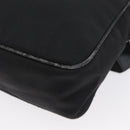 FENDI Hand Bag Nylon 2way Black Silver Auth ka3439-15
