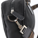 FENDI Hand Bag Nylon 2way Black Silver Auth ka3439-16