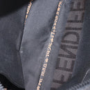 FENDI Hand Bag Nylon 2way Black Silver Auth ka3439-18