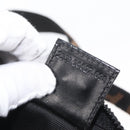 FENDI Hand Bag Nylon 2way Black Silver Auth ka3439-23