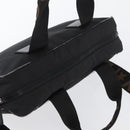 FENDI Hand Bag Nylon 2way Black Silver Auth ka3439-6