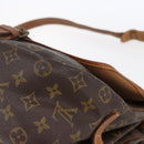 LOUIS VUITTON Monogram Saumur 35 Shoulder Bag M42254 LV Auth ka344-14