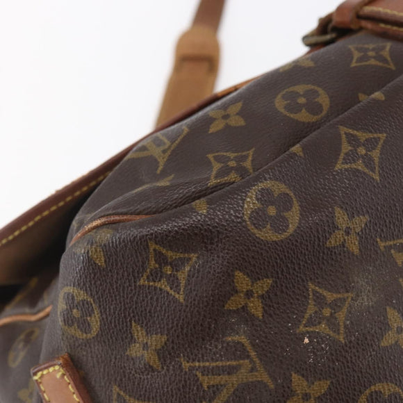 LOUIS VUITTON Monogram Saumur 35 Shoulder Bag M42254 LV Auth ka344