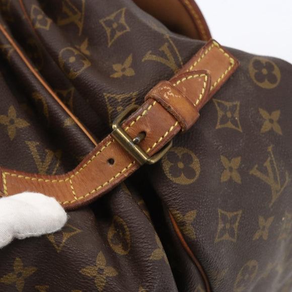 LOUIS VUITTON Monogram Saumur 35 Shoulder Bag M42254 LV Auth ka344