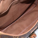 LOUIS VUITTON Monogram Saumur 35 Shoulder Bag M42254 LV Auth ka344-11