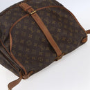 LOUIS VUITTON Monogram Saumur 35 Shoulder Bag M42254 LV Auth ka344-6