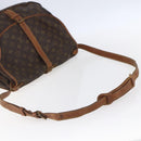 LOUIS VUITTON Monogram Saumur 35 Shoulder Bag M42254 LV Auth ka344-7