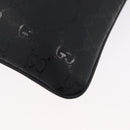 GUCCI GG Implementation Shoulder Bag PVC Black Silver 201446 Auth ka3440-13