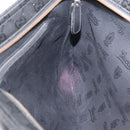 GUCCI GG Implementation Shoulder Bag PVC Black Silver 201446 Auth ka3440-18