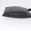 GUCCI GG Implementation Shoulder Bag PVC Black Silver 201446 Auth ka3440-4
