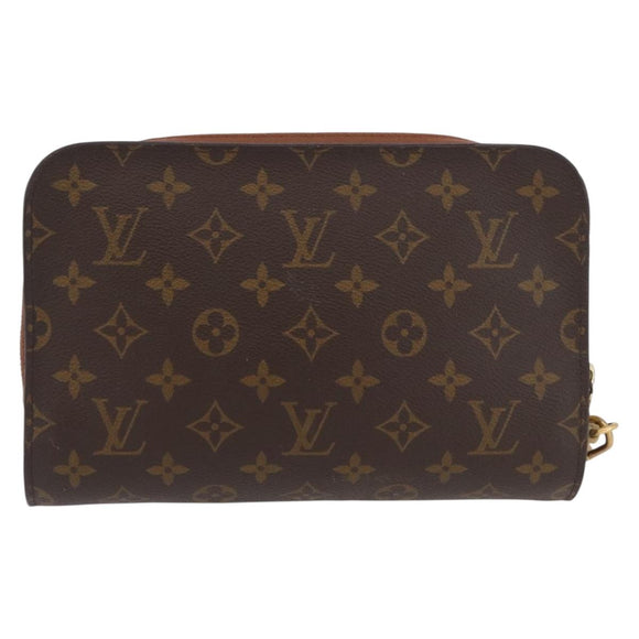 LOUIS VUITTON Monogram Orsay Clutch Bag M51790 LV Auth ka3441