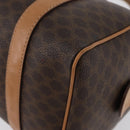 CELINE Macadam Canvas Hand Bag PVC Leather Brown Gold Auth ka3443-11
