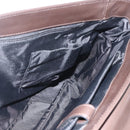 Salvatore Ferragamo Hand Bag Leather Brown Gold Auth ka3448-17