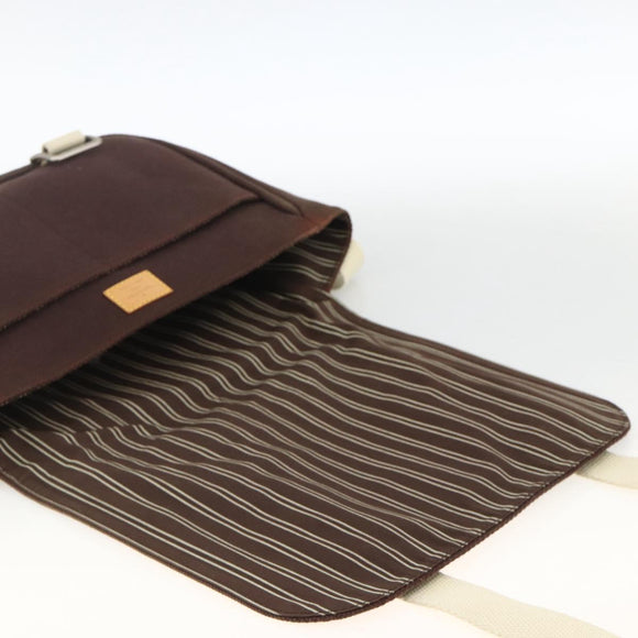 LOUIS VUITTON Antigua Buzzus PM Shoulder Bag Brown M40080 LV Auth ka3449A