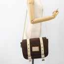 LOUIS VUITTON Antigua Buzzus PM Shoulder Bag Brown M40080 LV Auth ka3449A-22