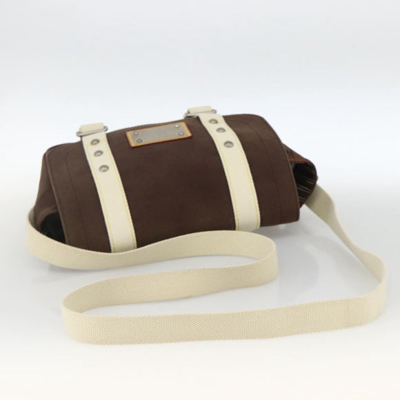 LOUIS VUITTON Antigua Buzzus PM Shoulder Bag Brown M40080 LV Auth ka3449A