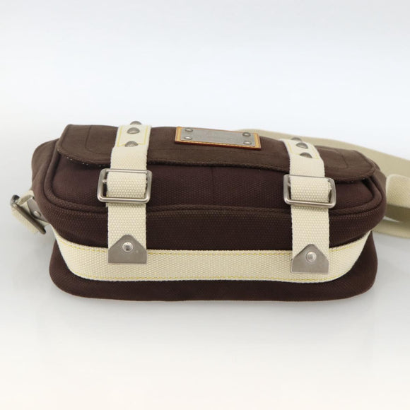 LOUIS VUITTON Antigua Buzzus PM Shoulder Bag Brown M40080 LV Auth ka3449A