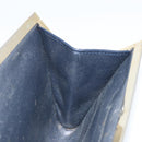 Christian Dior Trotter Canvas Clutch Bag Navy Gold Auth ka3453-12