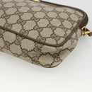 GUCCI GG Supreme Shoulder Bag PVC Beige Gold 116 02 068 Auth ka3454-10