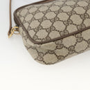 GUCCI GG Supreme Shoulder Bag PVC Beige Gold 116 02 068 Auth ka3454-11