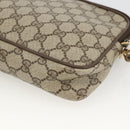 GUCCI GG Supreme Shoulder Bag PVC Beige Gold 116 02 068 Auth ka3454-12
