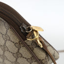 GUCCI GG Supreme Shoulder Bag PVC Beige Gold 116 02 068 Auth ka3454-14