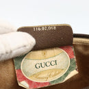GUCCI GG Supreme Shoulder Bag PVC Beige Gold 116 02 068 Auth ka3454-19
