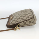 GUCCI GG Supreme Shoulder Bag PVC Beige Gold 116 02 068 Auth ka3454-4