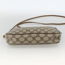 GUCCI GG Supreme Shoulder Bag PVC Beige Gold 116 02 068 Auth ka3454-9