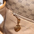 GUCCI Micro GG Supreme Shoulder Bag PVC Beige Gold 001 904 0915 Auth ka3456-21