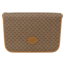 GUCCI Micro GG Supreme Shoulder Bag PVC Beige Gold 001 904 0915 Auth ka3456-13