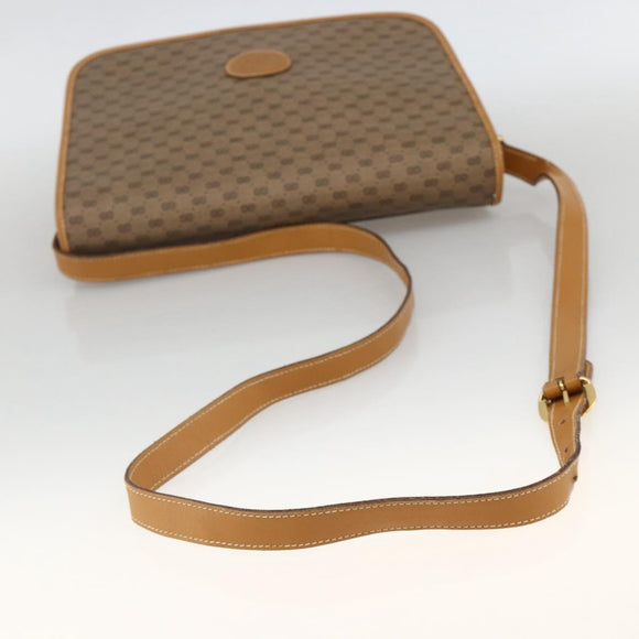 GUCCI Micro GG Supreme Shoulder Bag PVC Beige Gold 001 904 0915 Auth ka3456