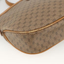 GUCCI Micro GG Supreme Shoulder Bag PVC Beige Gold 007 87 0096 Auth ka3457-15