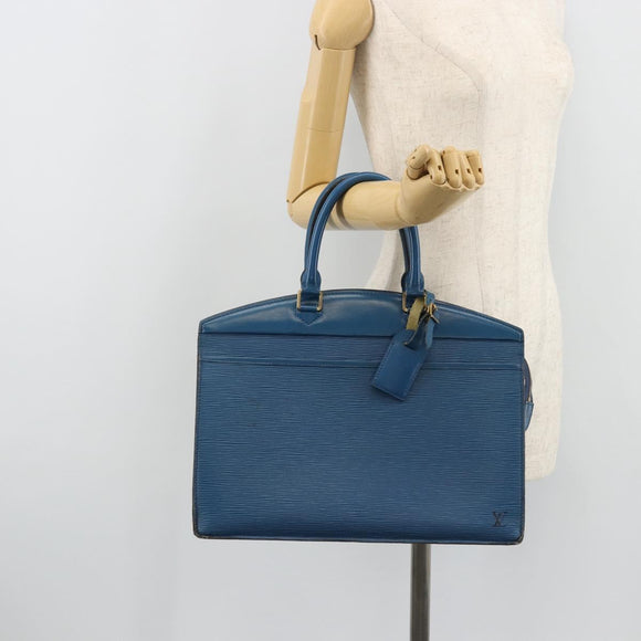 LOUIS VUITTON Epi Riviera Handtas Blauw M48185 LV Auth ka3458