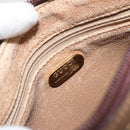 GUCCI GG Plus Supreme Shoulder Bag PVC Beige Gold Auth ka3460-16